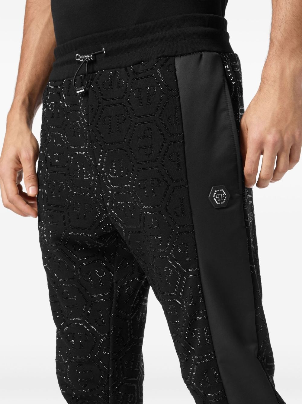Inserts Monogram Strass track pants - 5