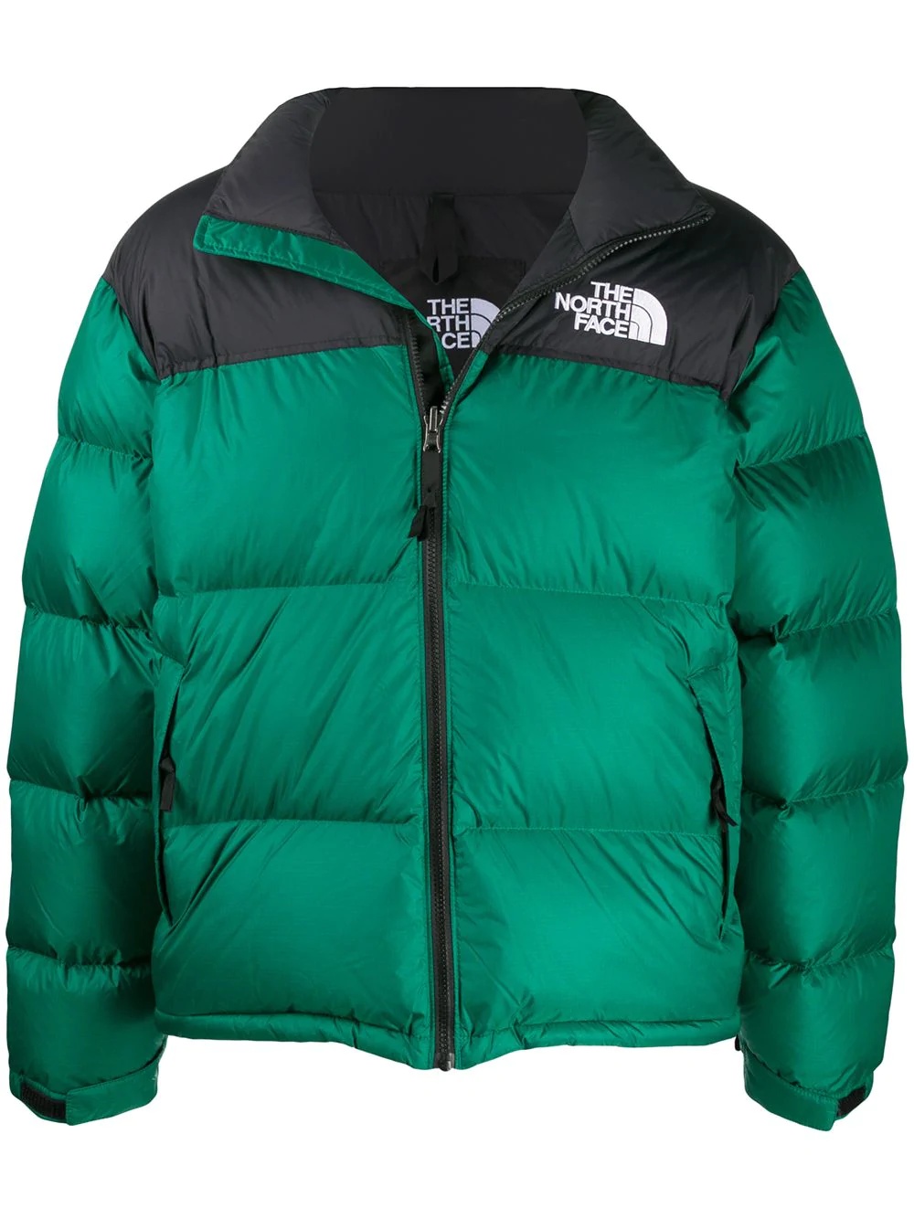 two-tone padded jacket - 1