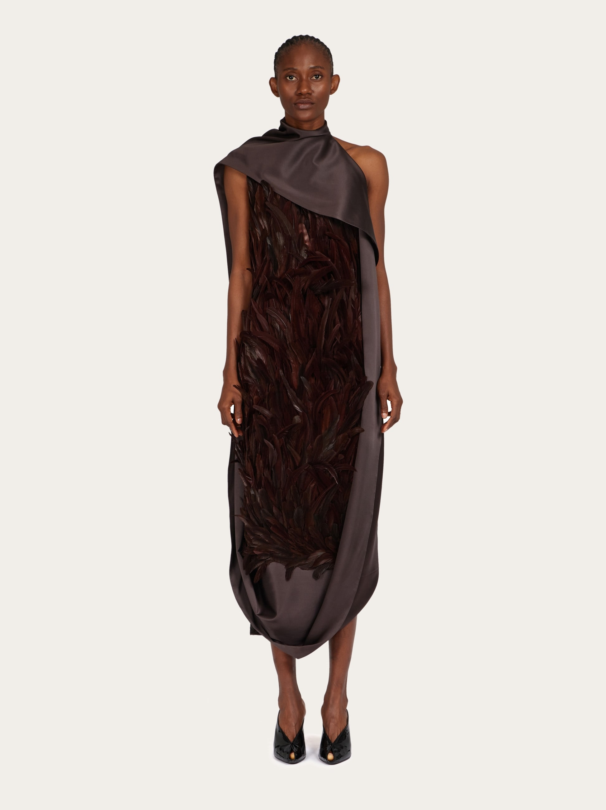 Feather embellished dress - 2