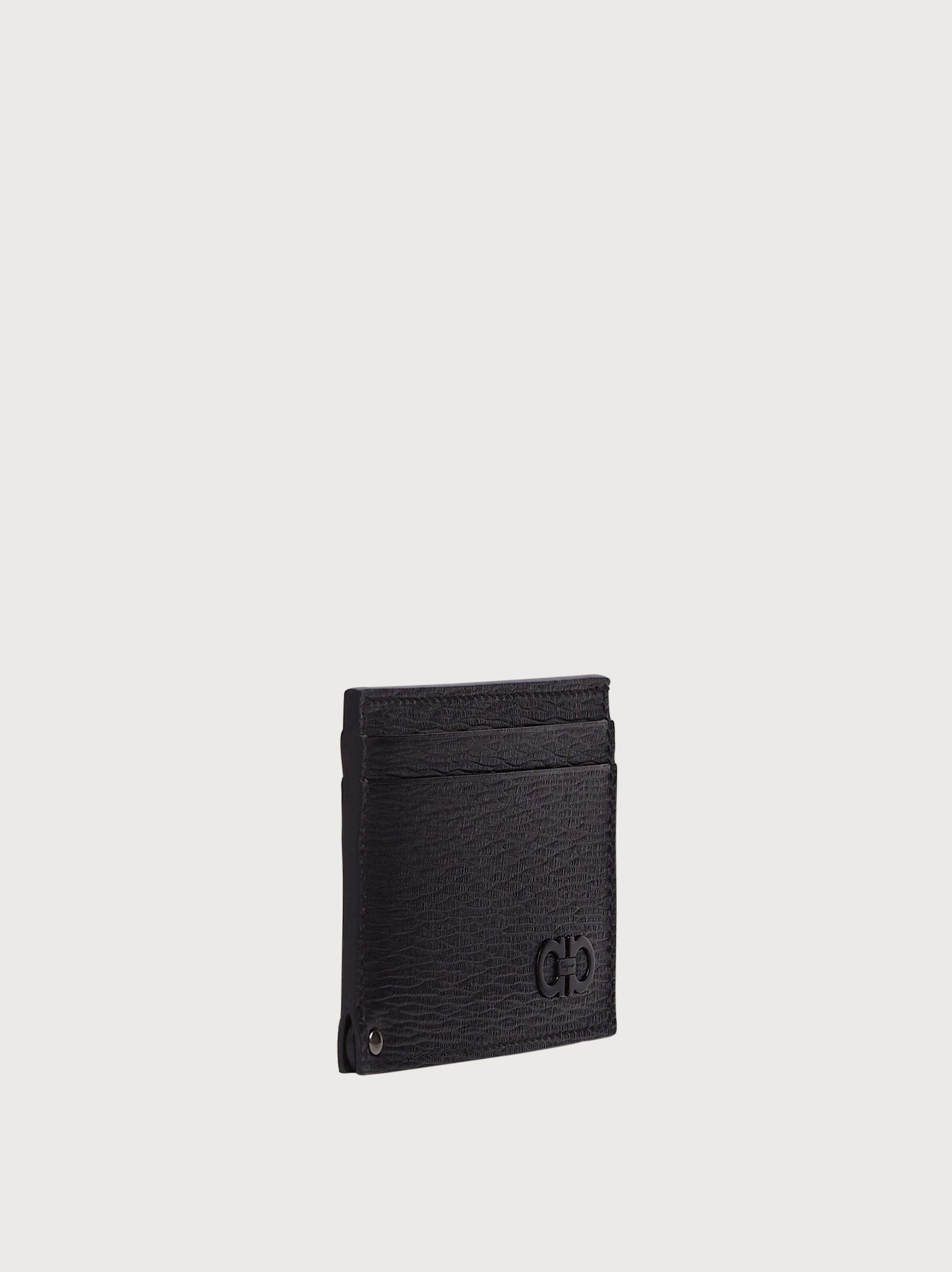 Gancini card holder with pull-out ID window - 2