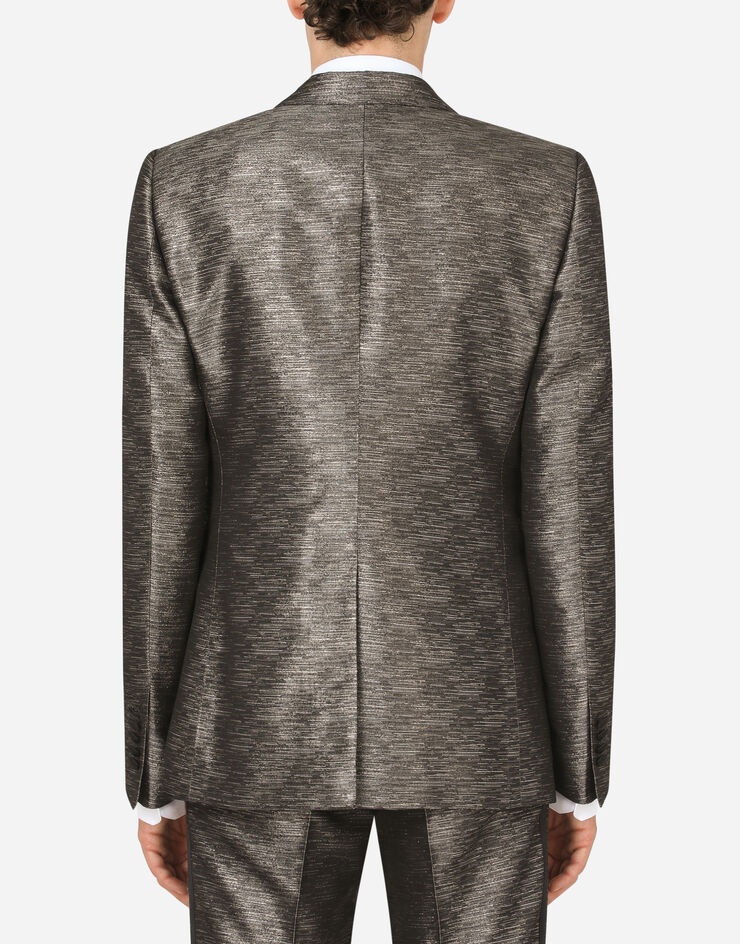 Lamé jacquard Martini-fit tuxedo suit - 5