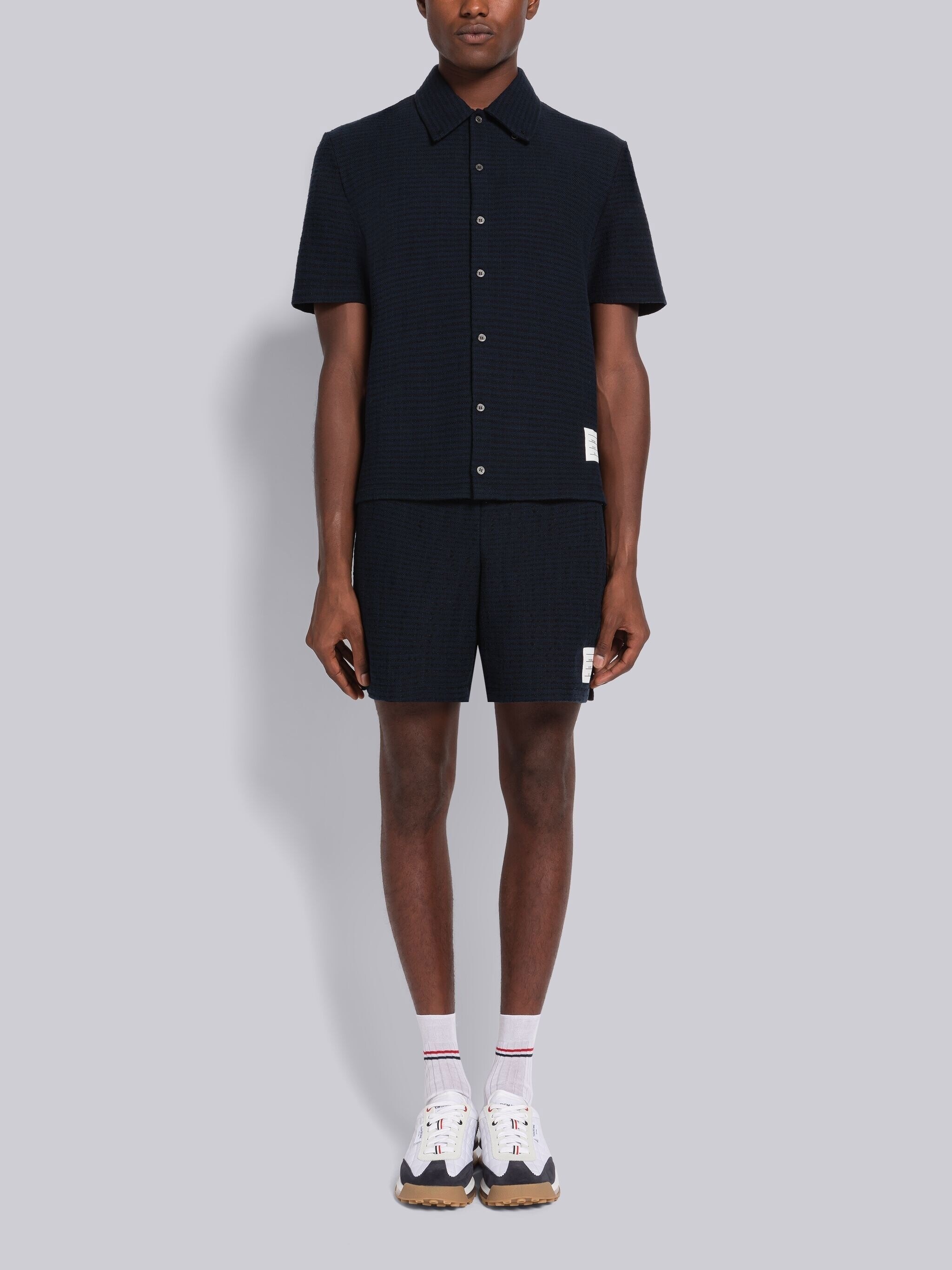University Stripe Short Sleeve Shirt - 4