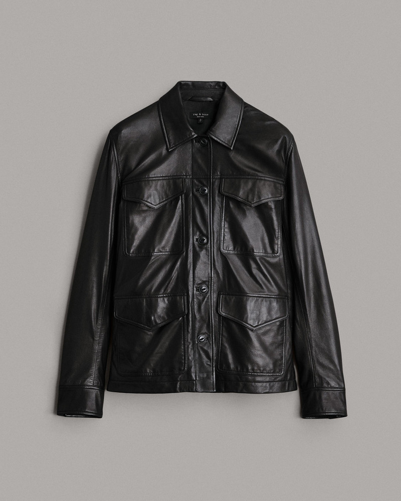 Kaye Leather Shirt Jacket
Classic Fit Jacket 1