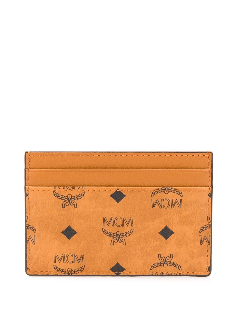 monogram-print cardholder - 2