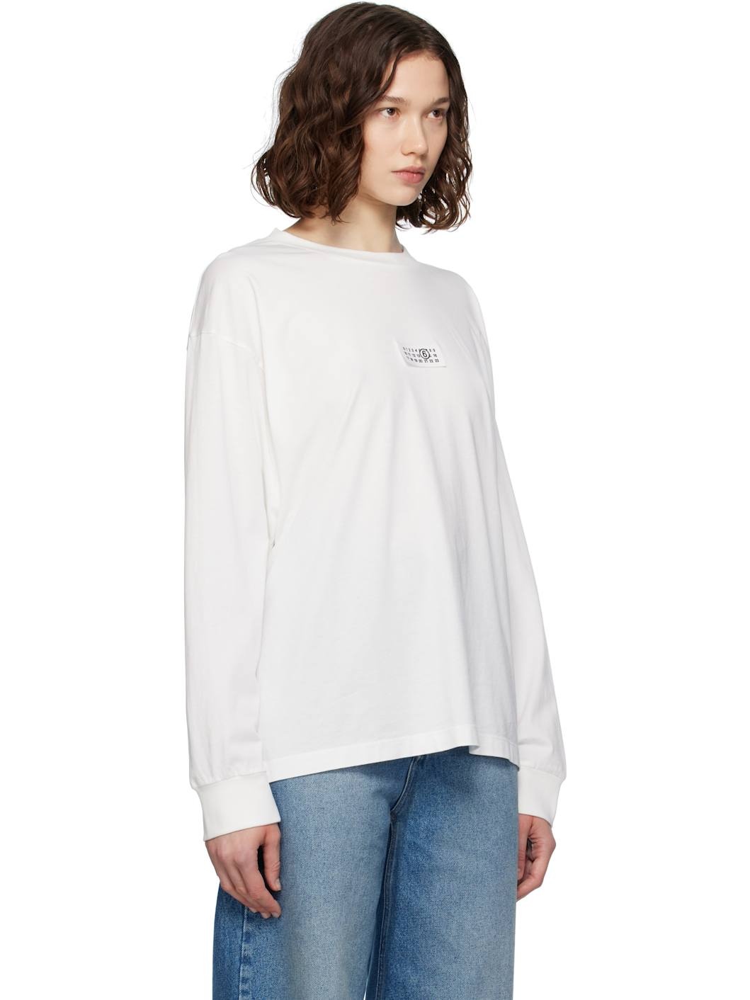White Cotton T-shirt - 2