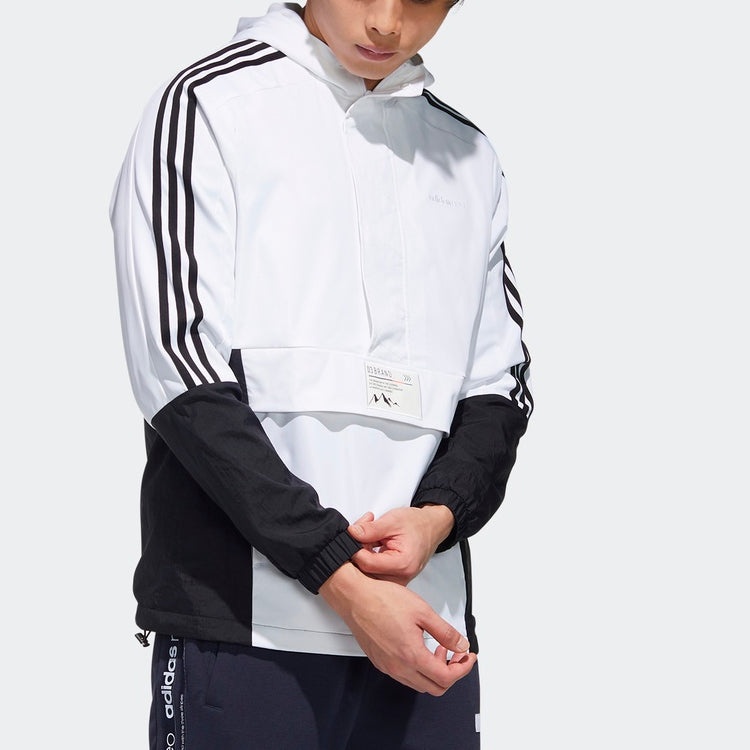 adidas neo Casual Sports hooded Jacket White GM2296 - 4