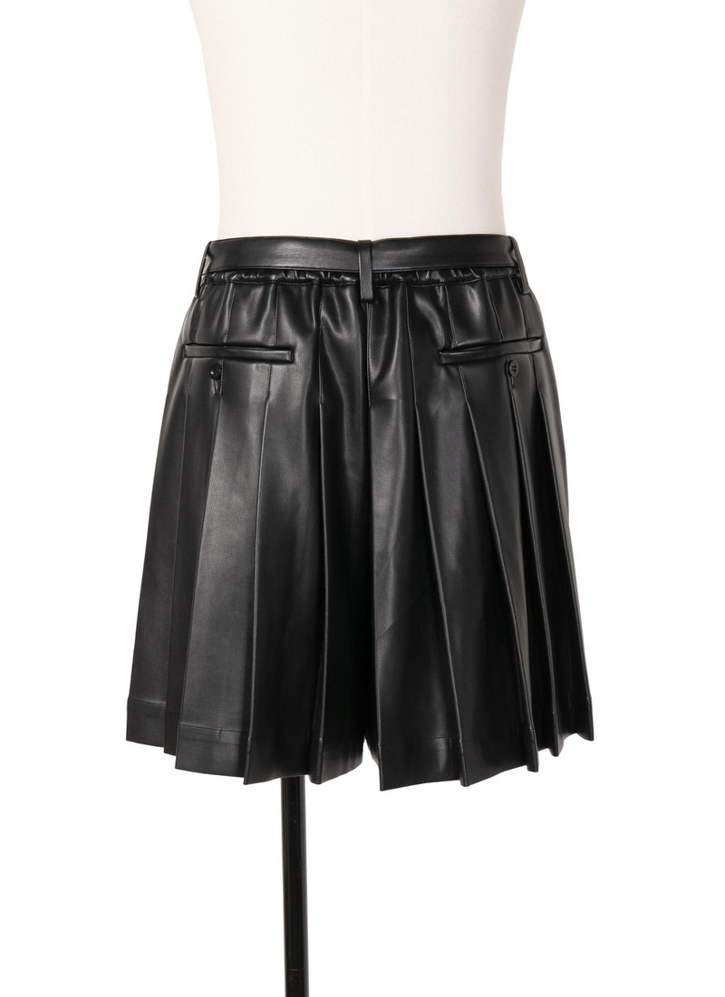 Faux Leather Shorts 4