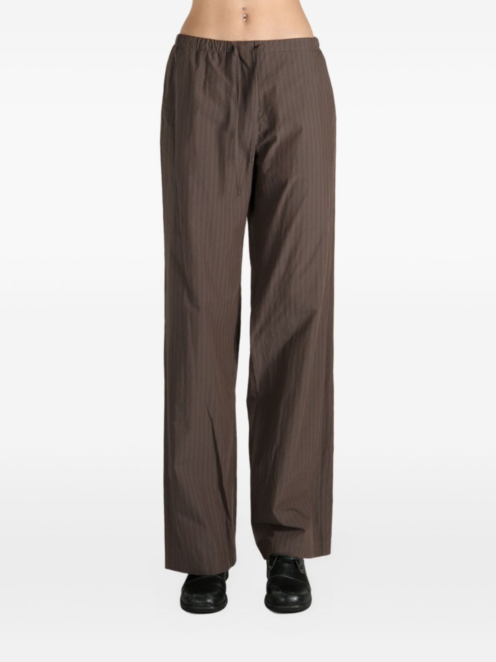 drawstring-waist trousers - 2