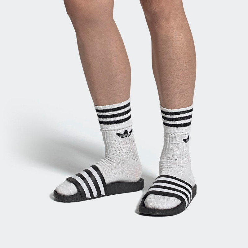 adidas Adilette Boost Slides 'Core Black White' FU9884 7
