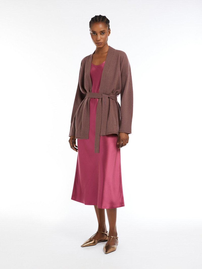 Max Mara BANJO Flowing silk satin dress outlook