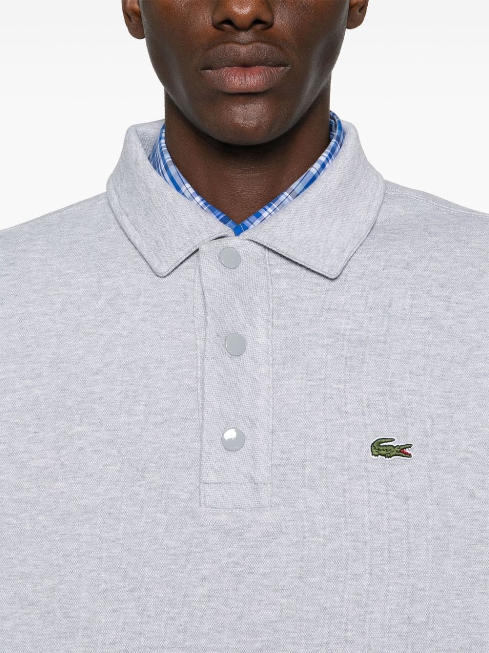 logo-patch polo shirt - 4