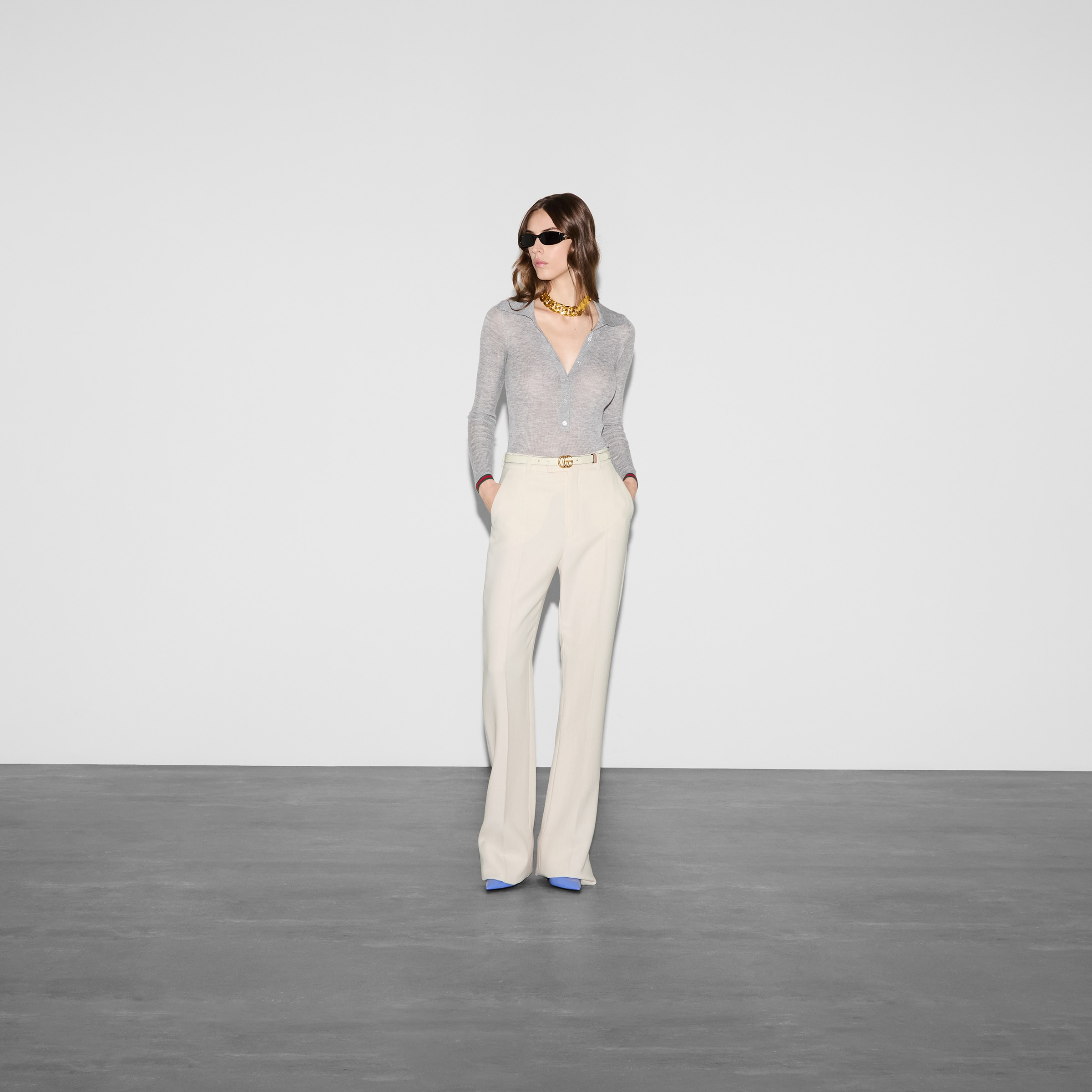 Wool crêpe pant - 2