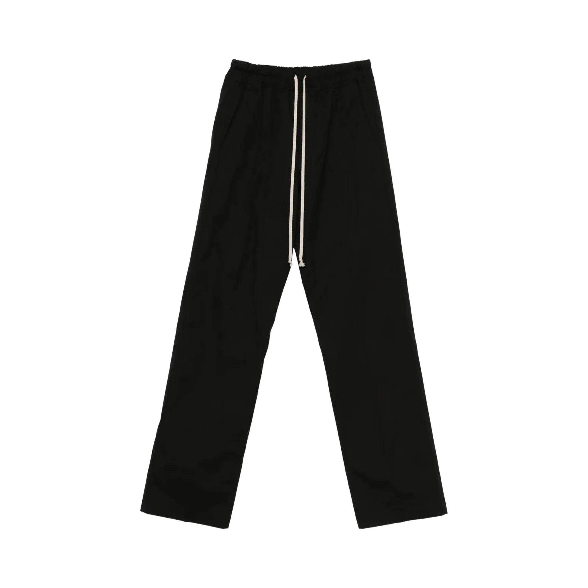 Rick Owens Heavy Poplin Dietrich Drawstring Pant 'Black' - 1