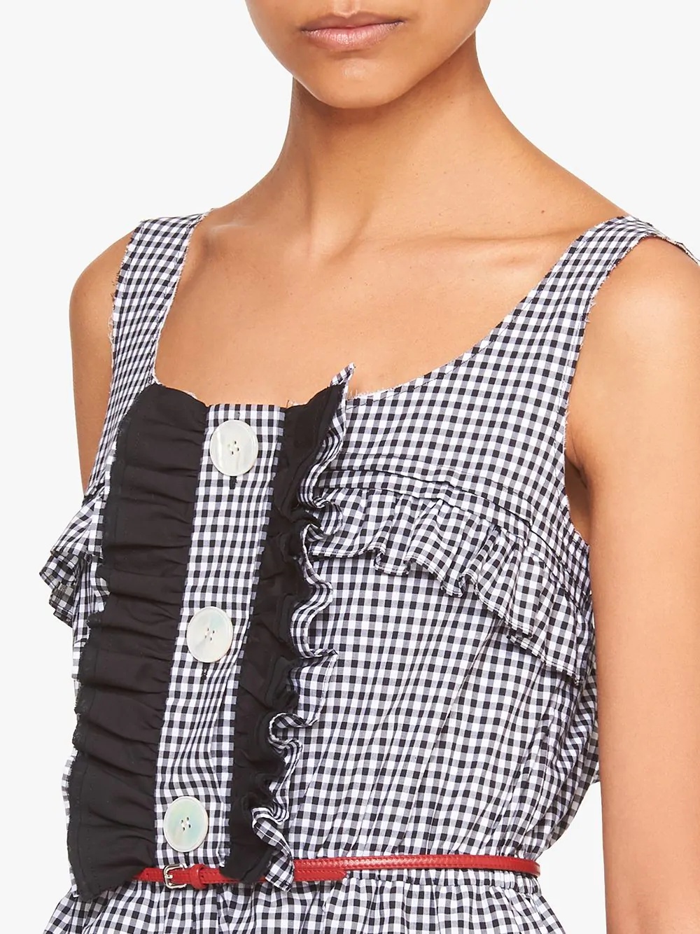 gingham check dress - 5