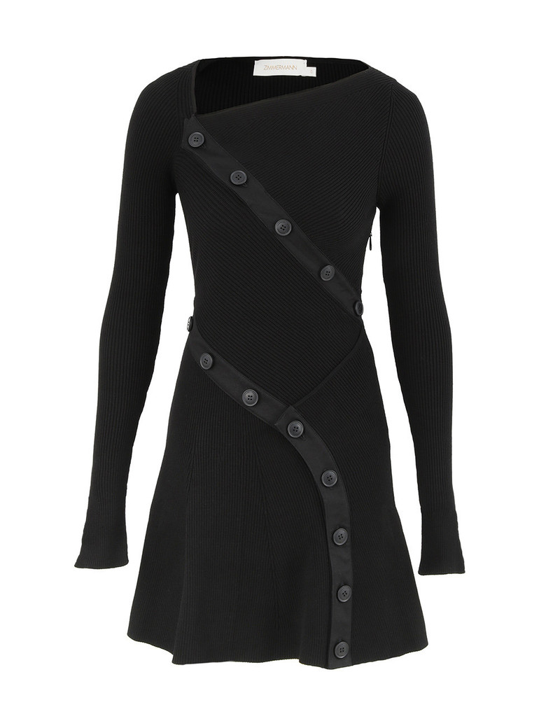 REBELLION BUTTONED MINI DRESS 1