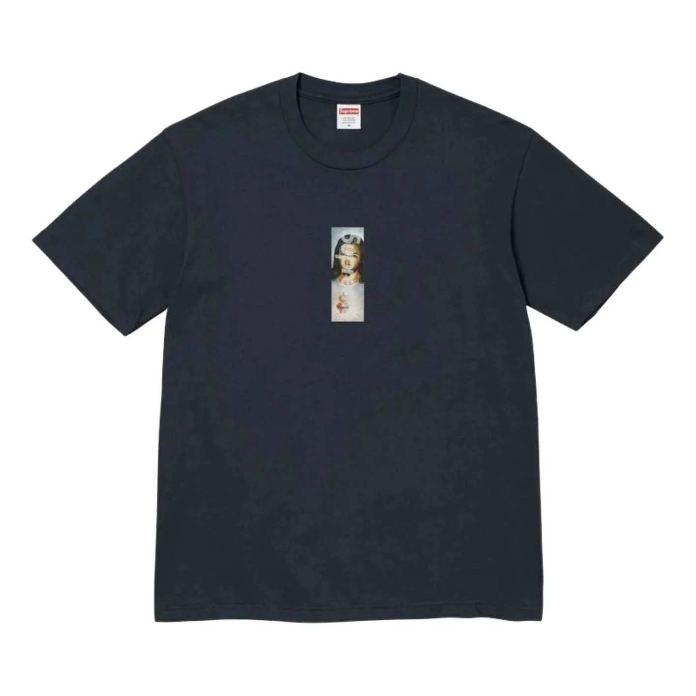 Supreme FW26 Prayer Card Box Logo T-Shirt 'Navy' SUP-FW26-001-NVY - 1