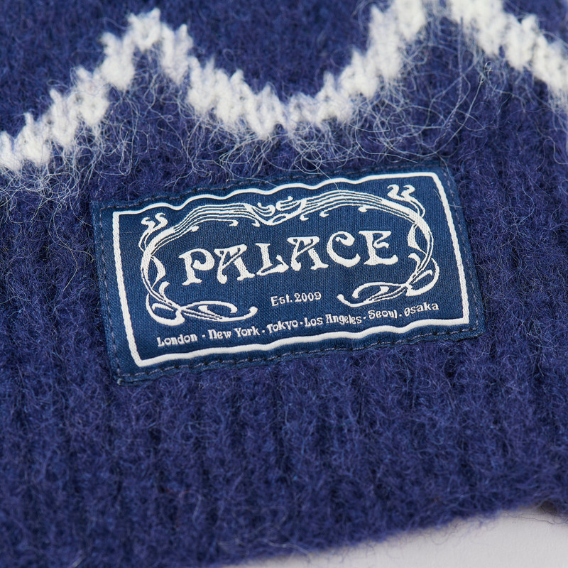 HAIRY HEART KNIT BLUE 3