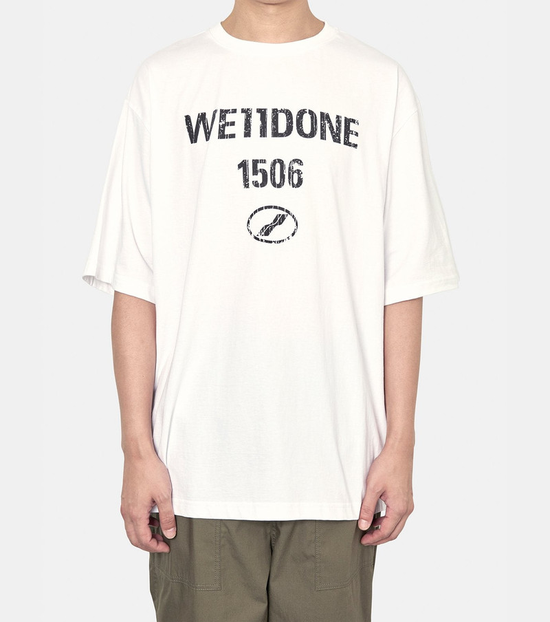 We11done VINTAGE LOGO PRINT T-SHIRT outlook