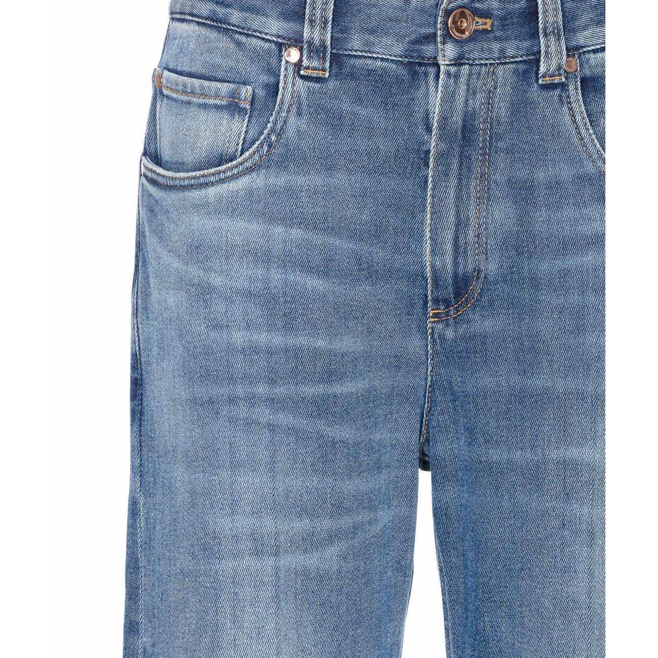 Brunello Cucinelli Women Contemporary Loose Jeans With Monile - 4