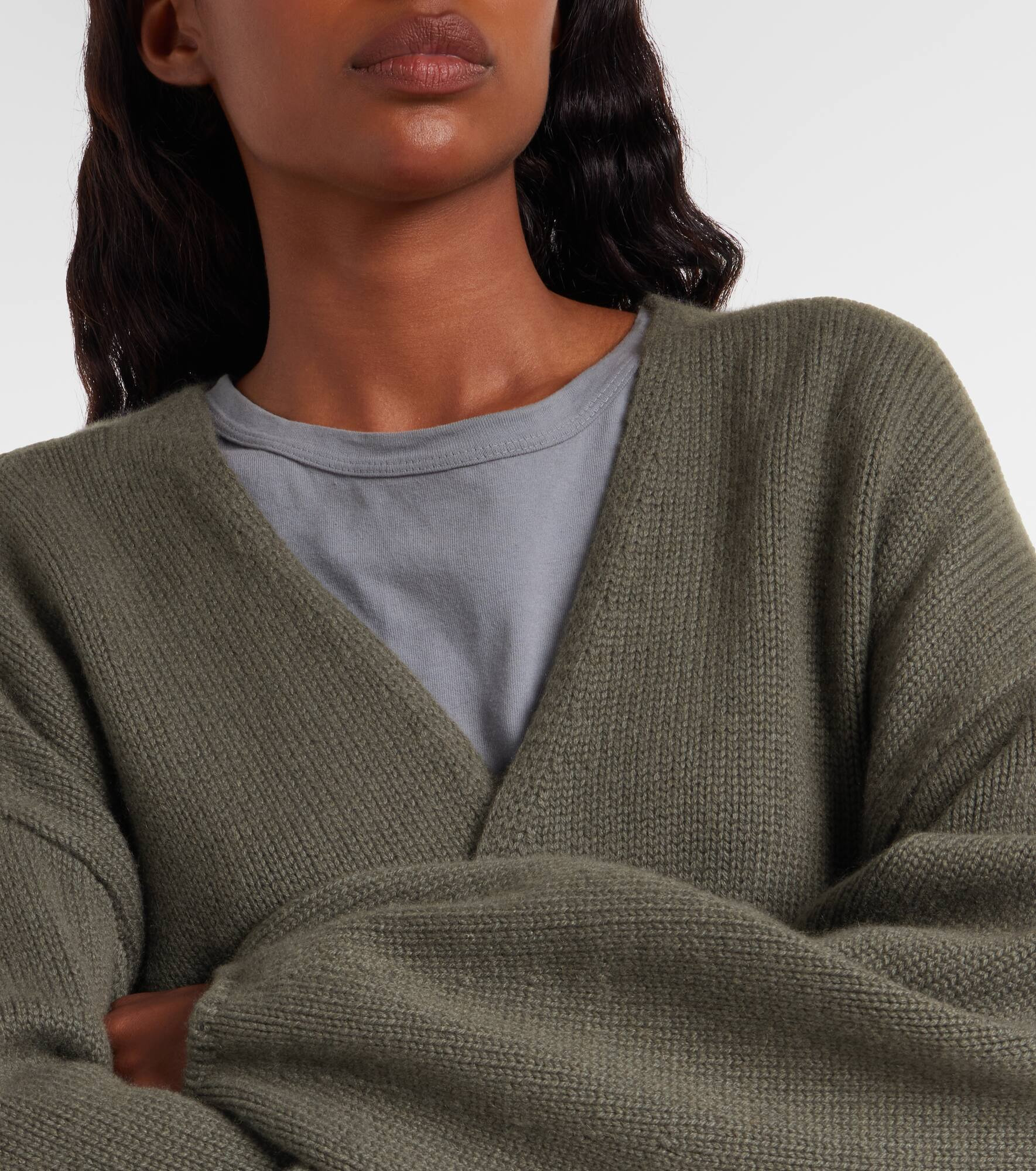 Laurina cashmere wrap cardigan - 4