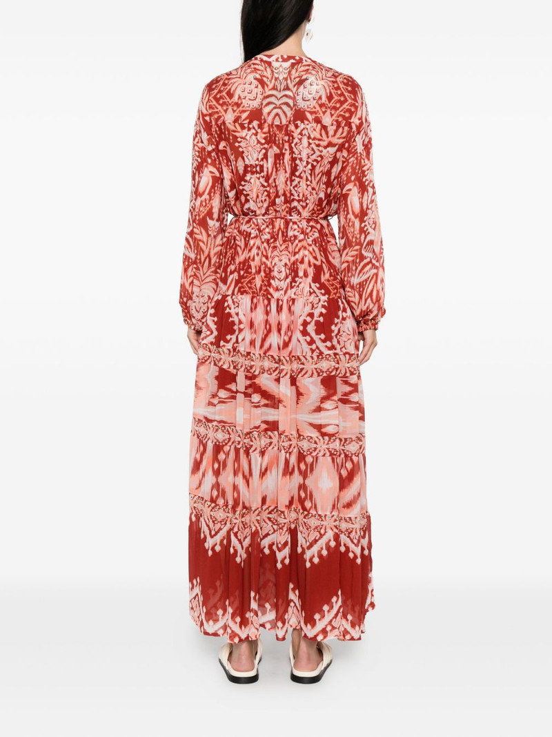 tropical-print maxi dress 4