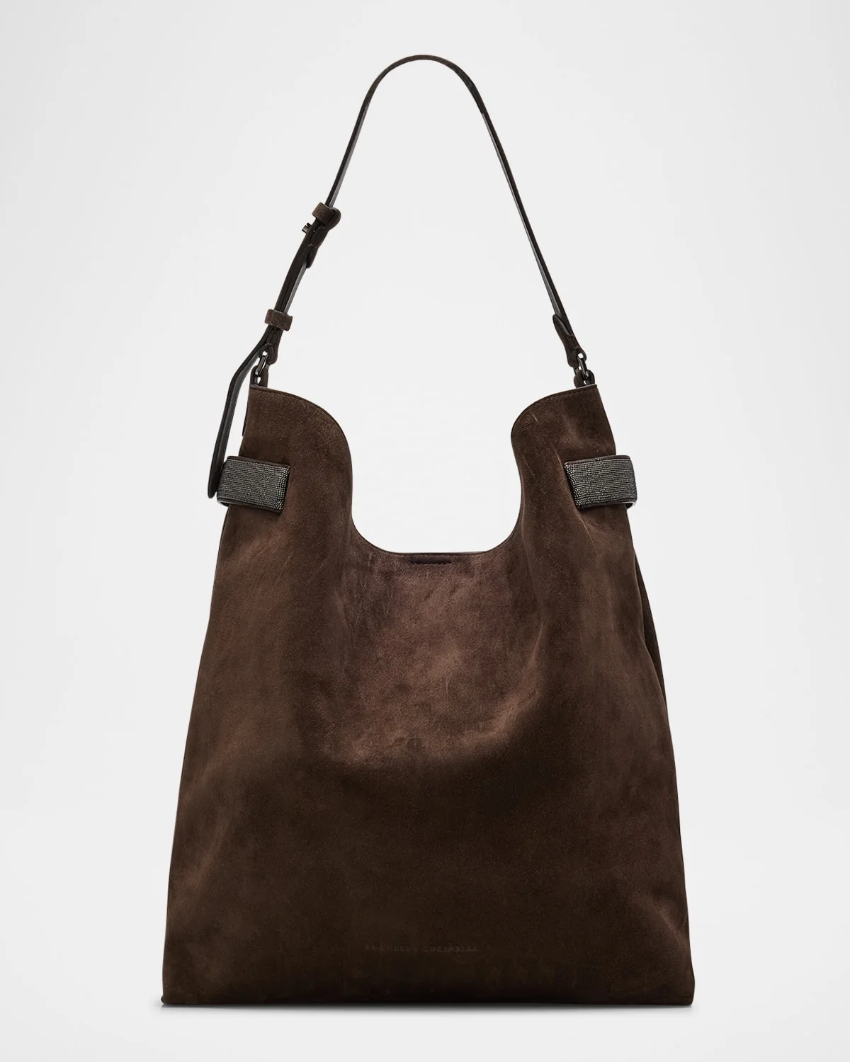 Essence Large Suede Hobo Bag - 1