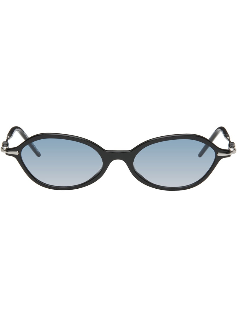 Black & Silver Nisa Sunglasses 1