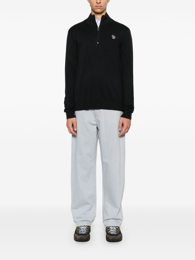 Paul Smith Zebra-patch sweater outlook