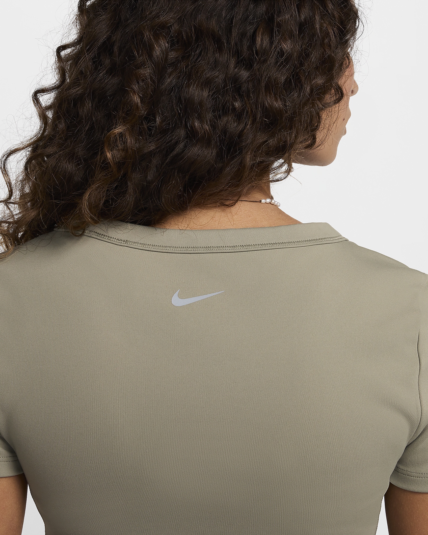 Nike One Fitted Women's Dri-FIT Short-Sleeve Cropped Top - 5