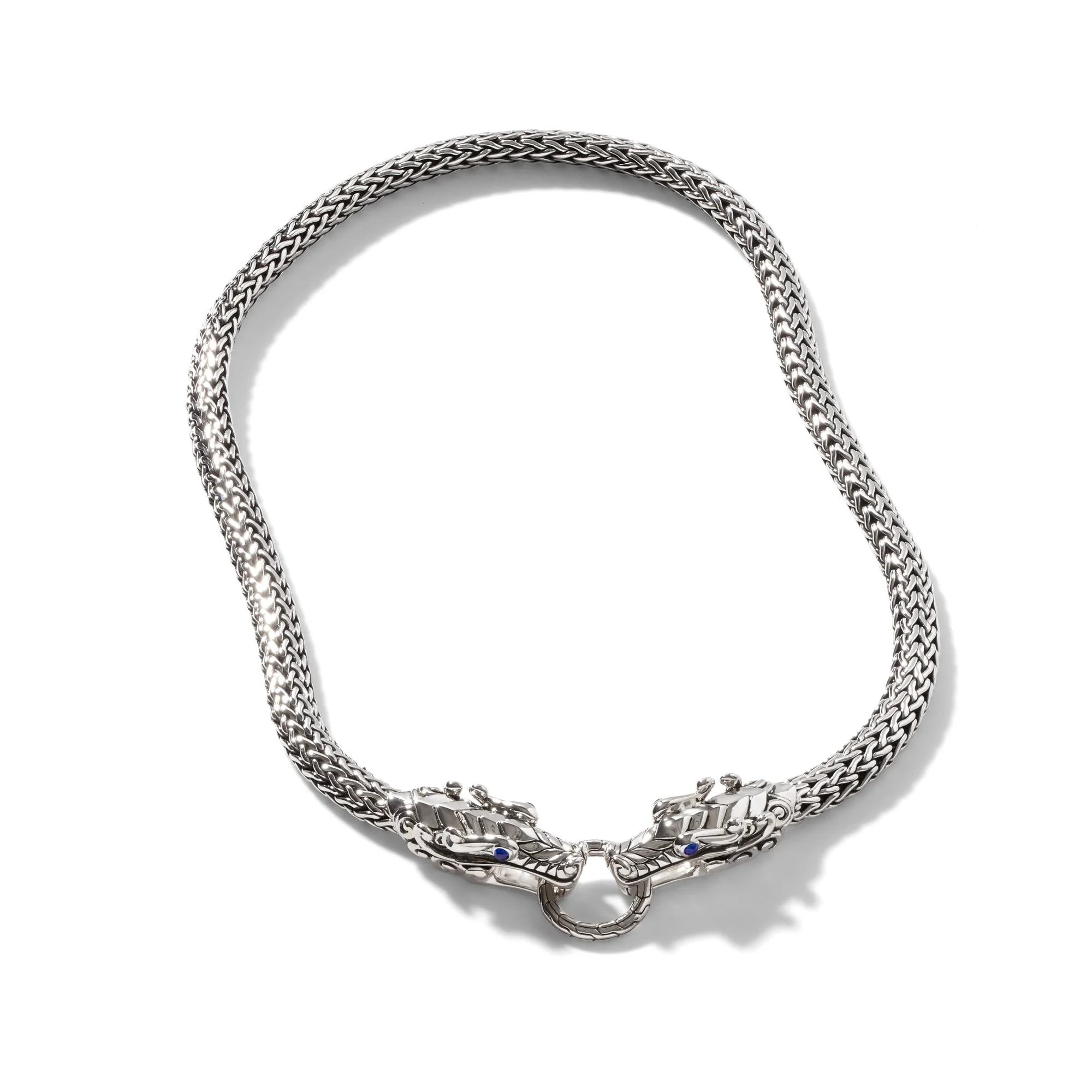 Naga Necklace, Sterling Silver, 7.5MM - 1
