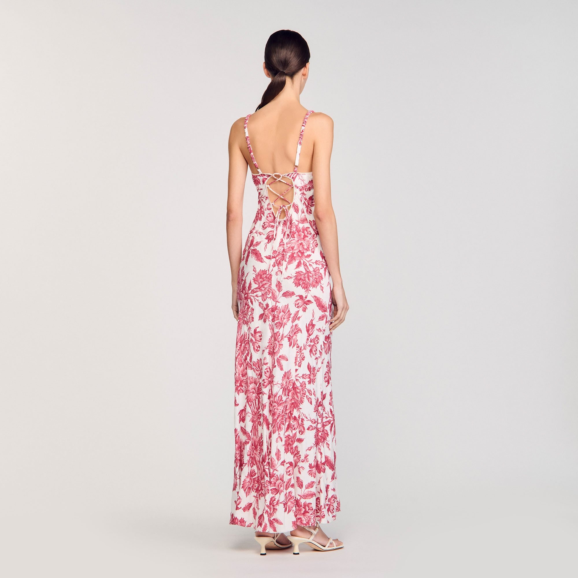 FLORAL PRINT MAXI DRESS - 5