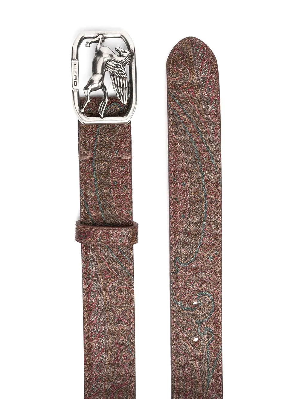 logo-plaque paisley belt - 2