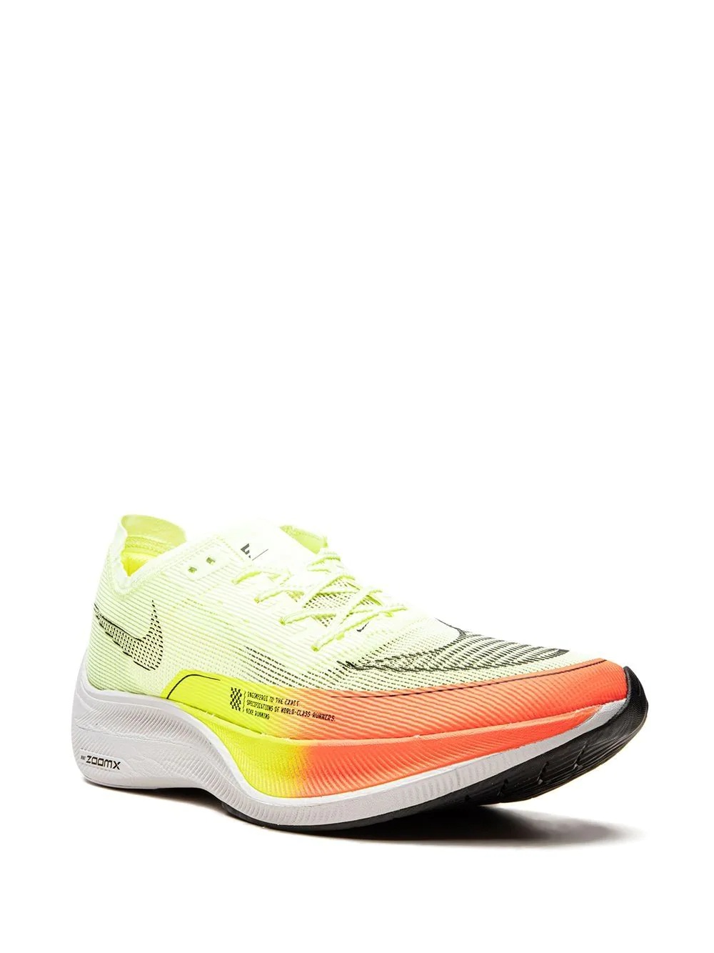 ZoomX Vaporfly Next% 2 "Barely Volt/Black/Hyper Orange" sneakers - 2