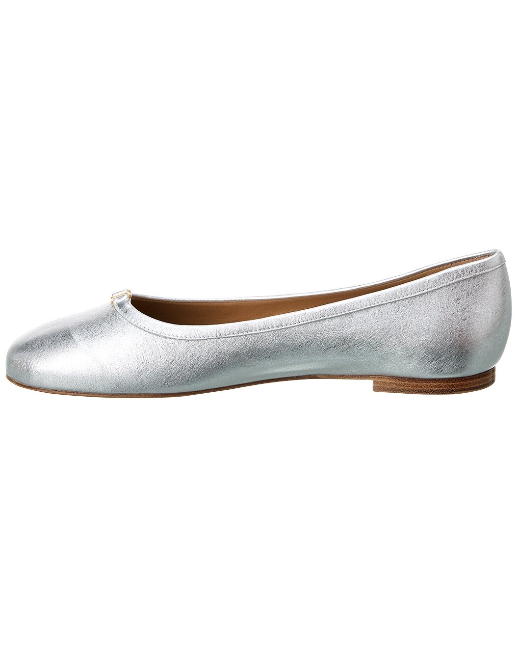 Chloé Marcie Metallic Leather Ballet Flat - 2
