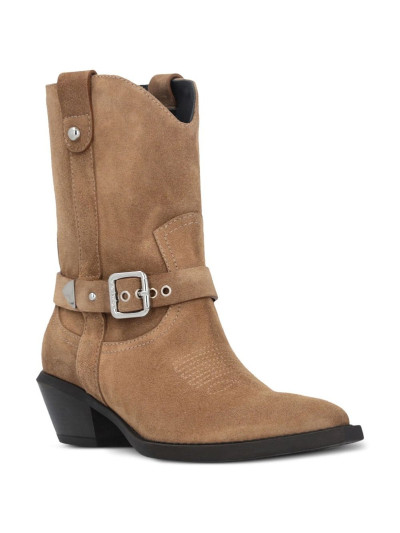 PINKO Tex suede ankle boots outlook
