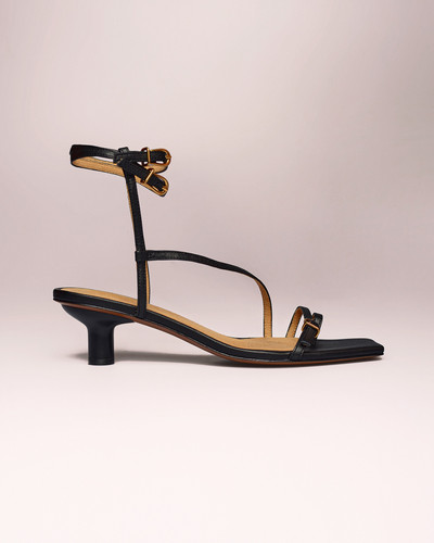 Nanushka JEWEL - Vegan leather sandals - Black outlook