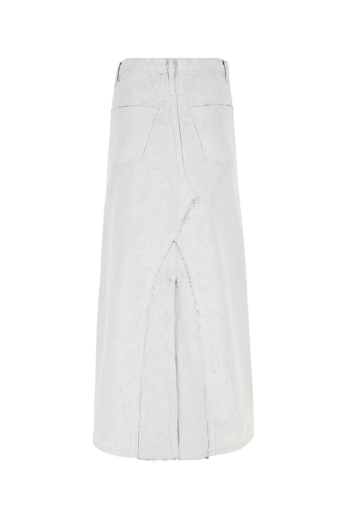 White denim skirt - 2