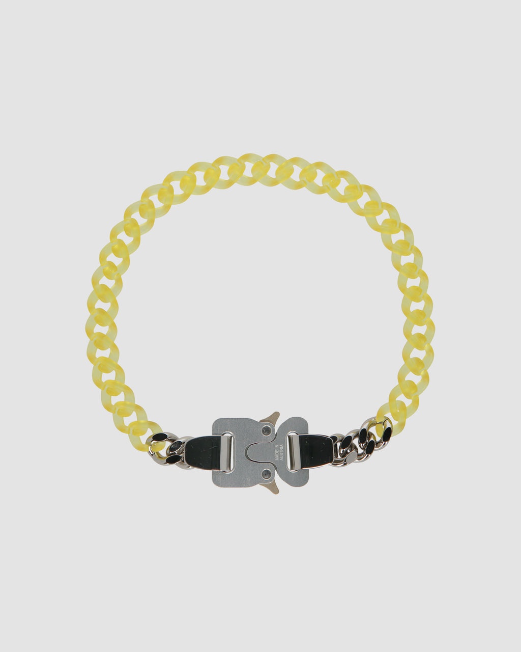 NYLON AND METAL CHAIN NECKLACE - 2