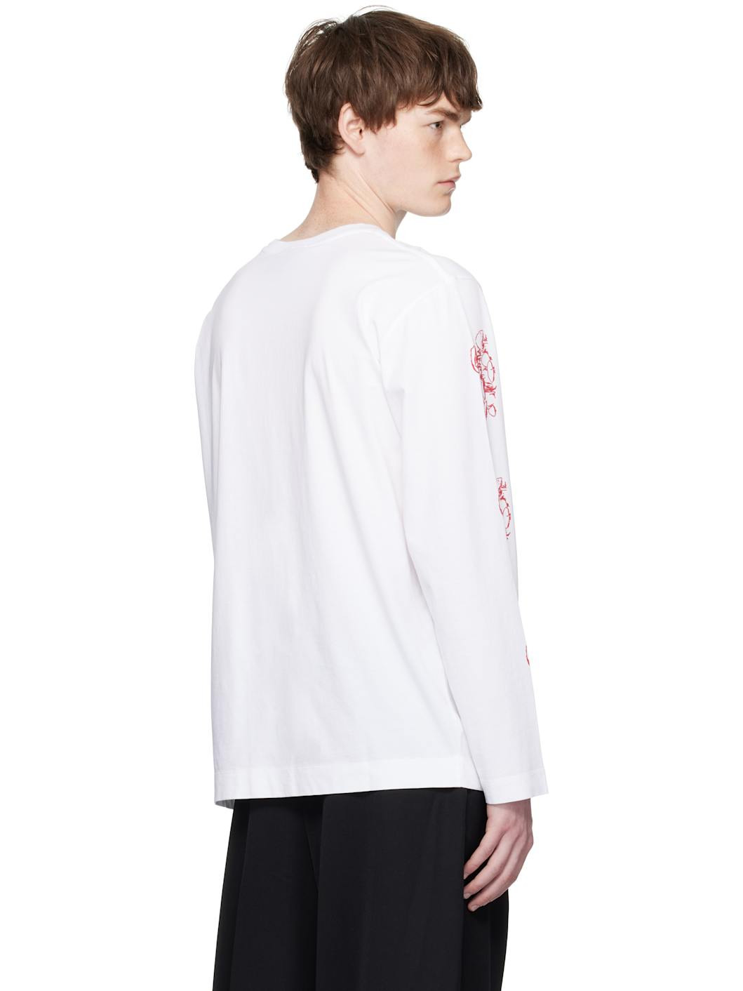 White Tortoise & Hare Long Sleeve T-shirt - 3