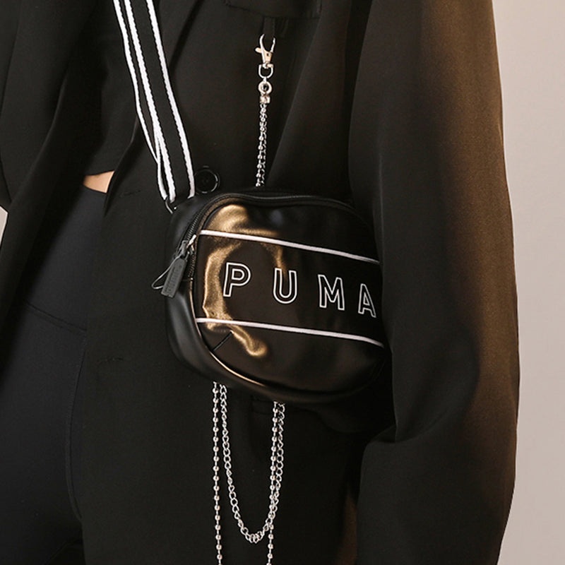 (WMNS) PUMA Core Style Cat X-body Bag 'Black' 077391-01 - 4
