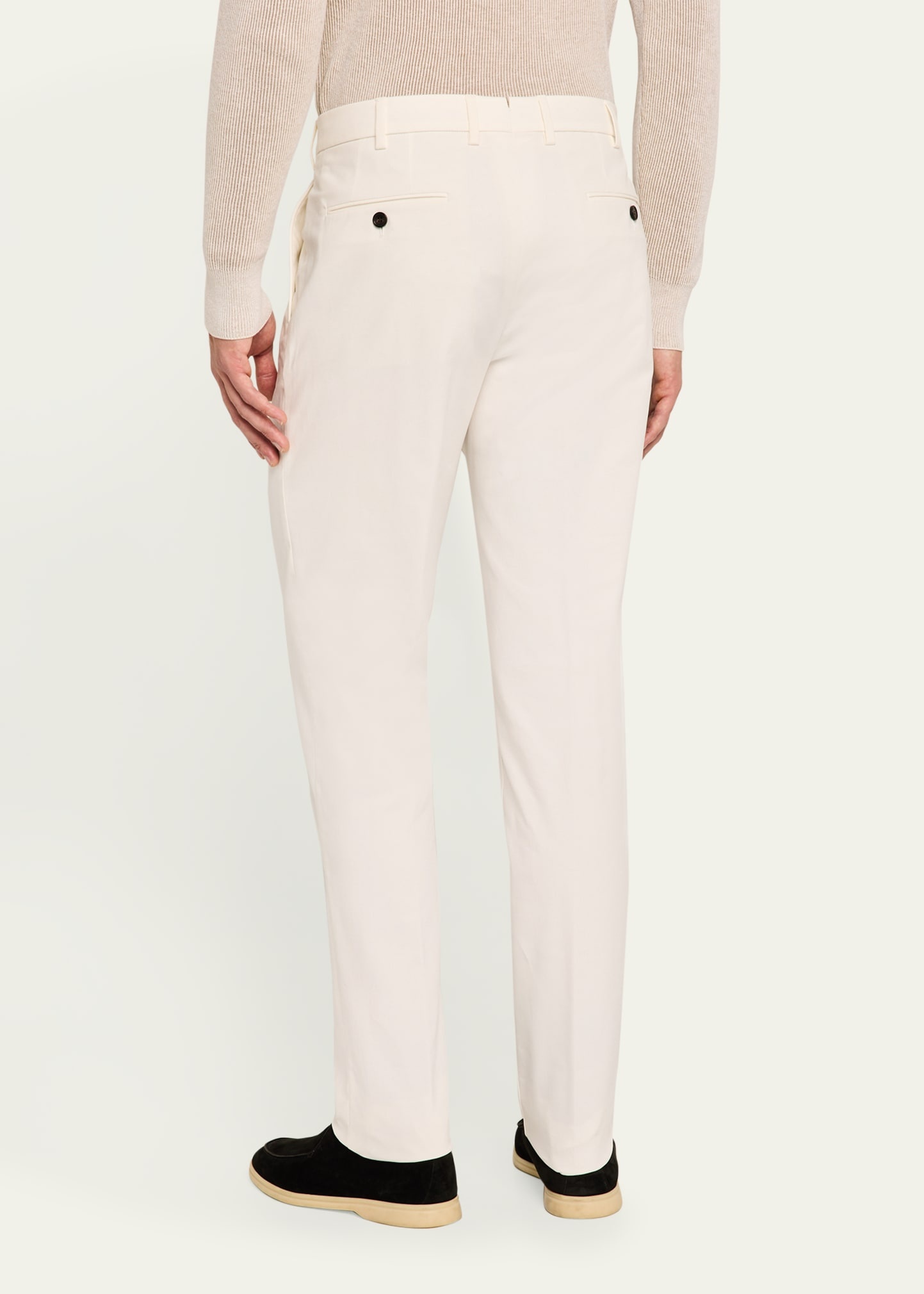 Men's Carlo Hyannis Straight Cotton Trousers - 3