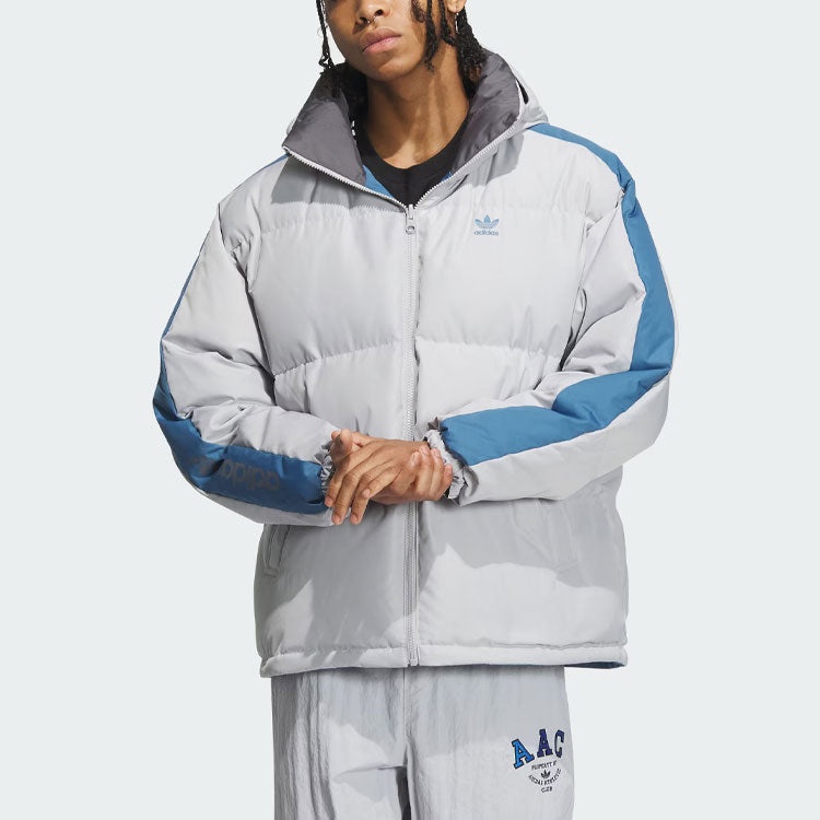 adidas Originals Reversible Down Jackets 'Blue White' IU4828 - 5