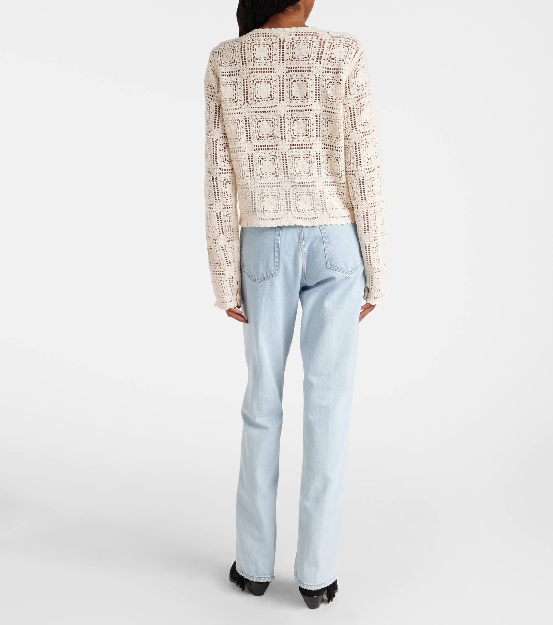 Crochet cotton cardigan - 3