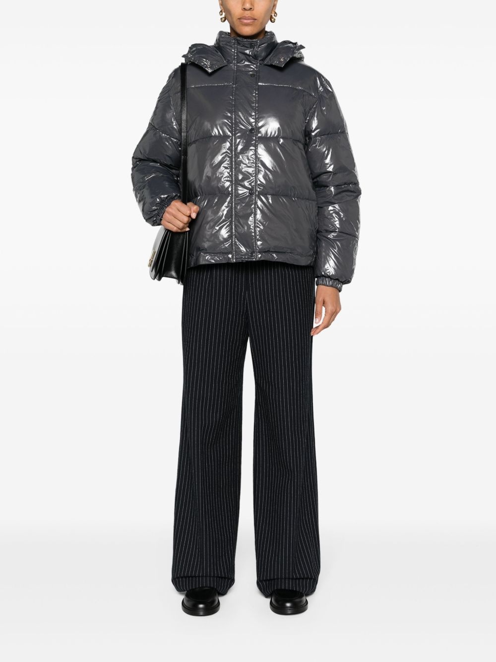 Pearl hooded puffer jacket - 2
