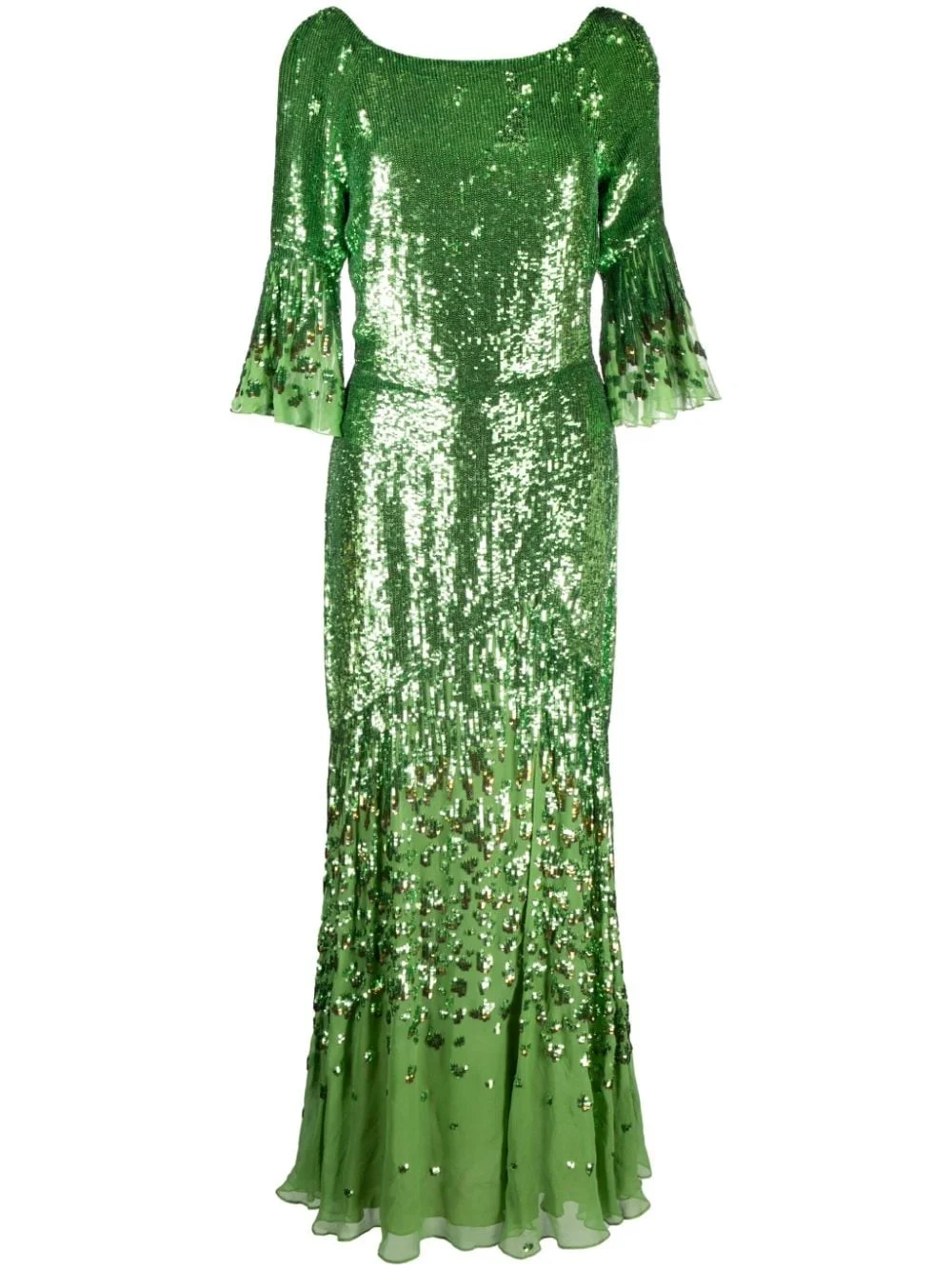 Celestial sequinned maxi dress - 1