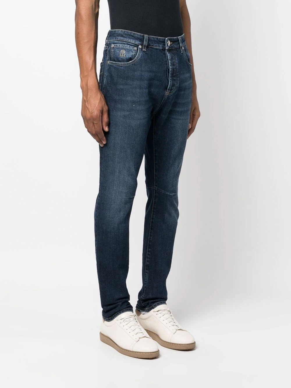 slim-fit denim jeans - 3