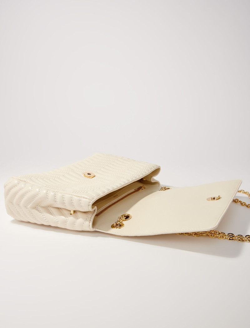 Leather bag with chain strap 4