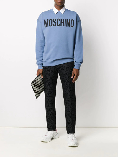 Moschino logo-print sweatshirt outlook