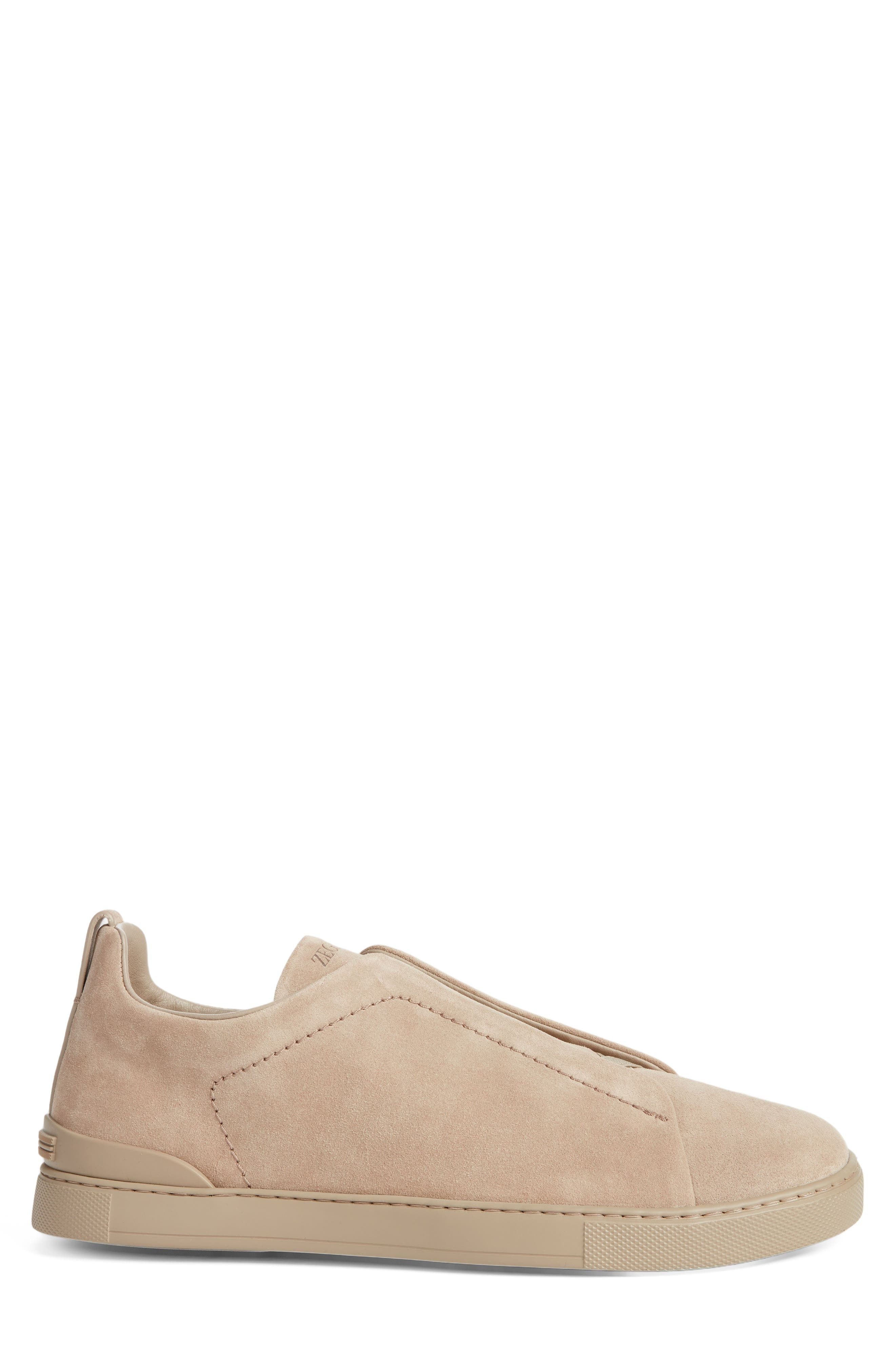 Triple Stitch Suede Sneaker - 3