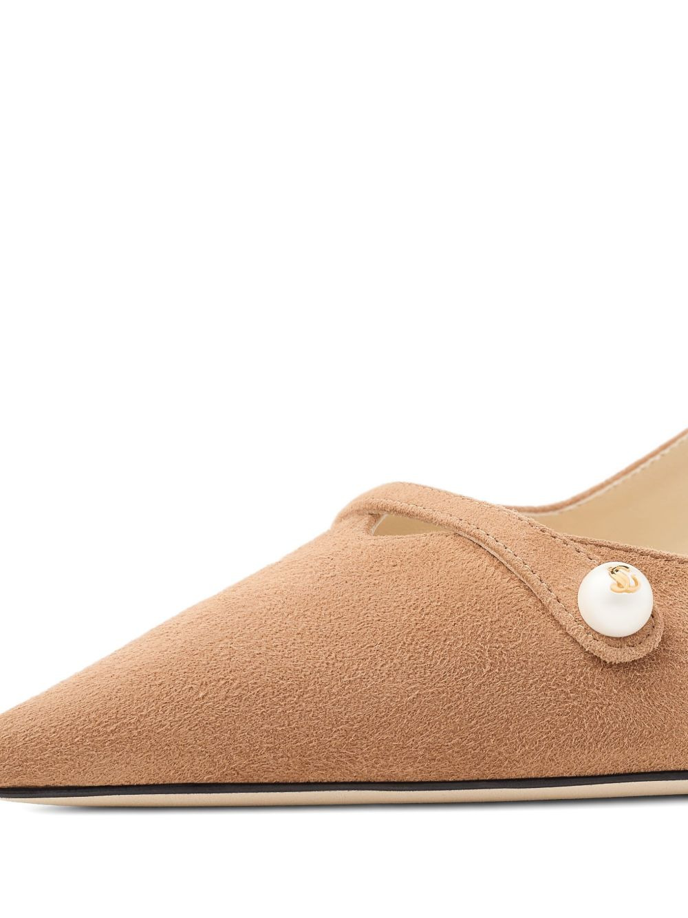 45mm Amita pearl-embellished slingback pumps - 3